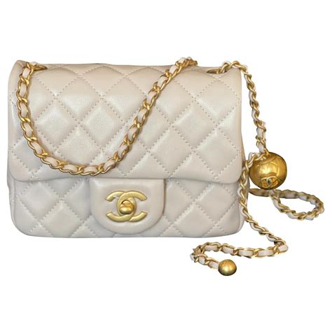 chanel mini flap pearl crush